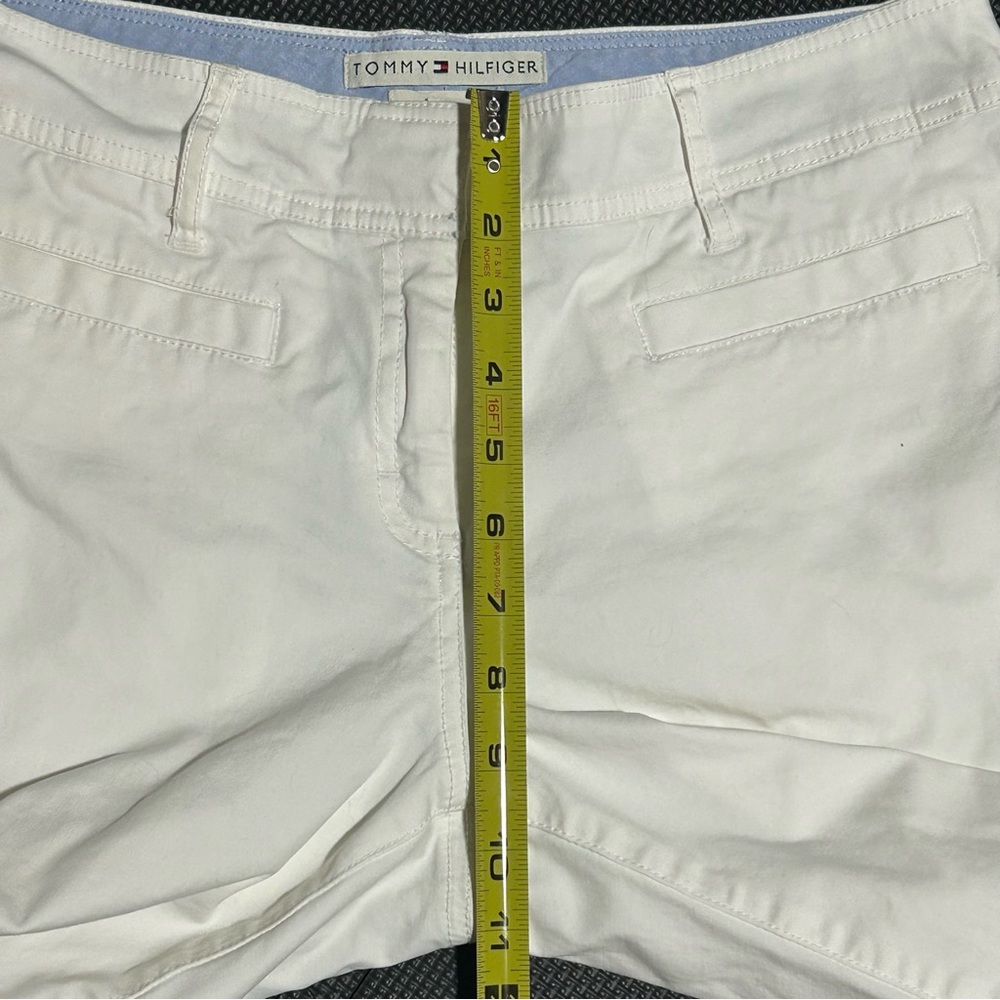 Tommy Hilfiger White Stretch Janie Fit, 8 - Picture 10 of 11
